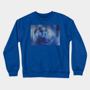 Blue Circular Blur Crewneck Sweatshirt